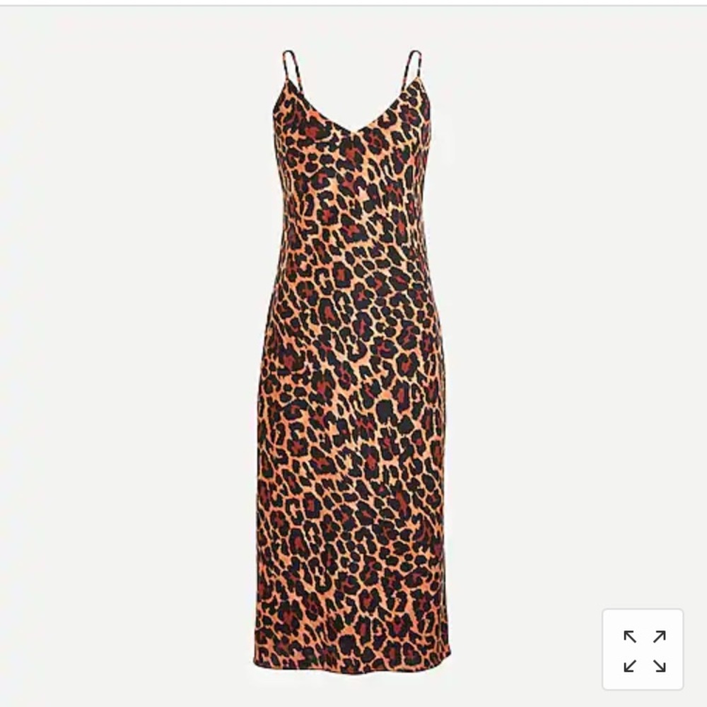 Jcrew Leopard Dress - only worn once